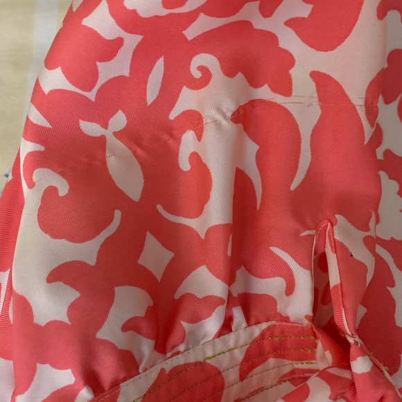 Stunning Lilly Pulitzer silk pink white crab dress - Picture 5 of 8